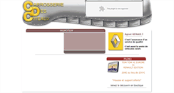 Desktop Screenshot of carrosserie-des-citeaux.fr